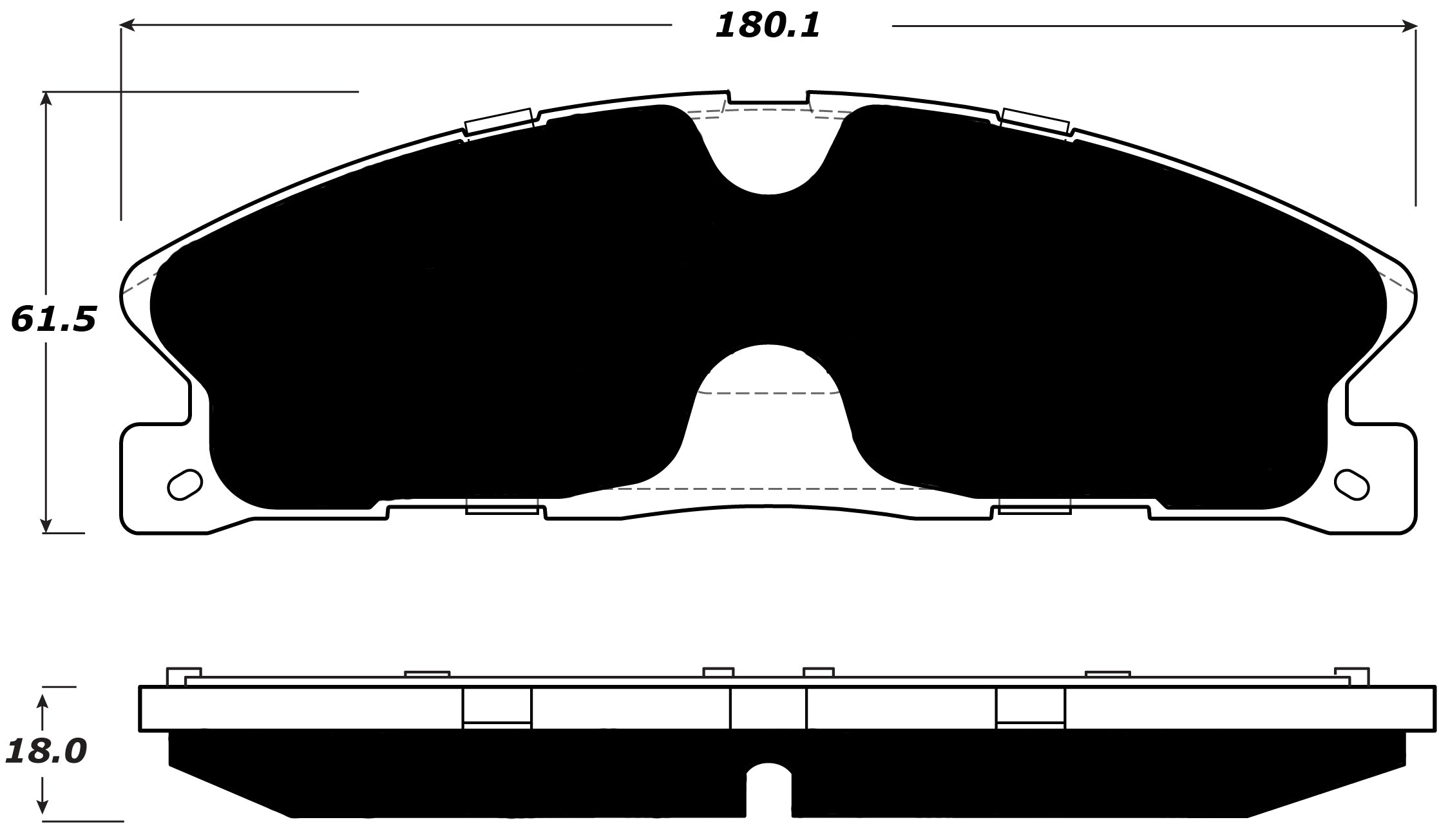 Porterfield Brake Pads for 2014 FORD EXPLORER Sport