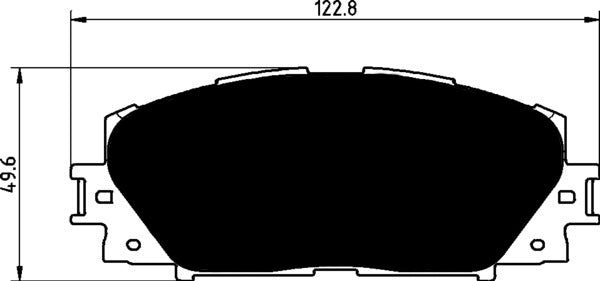 Porterfield Brake Pads for 2018 TOYOTA YARIS