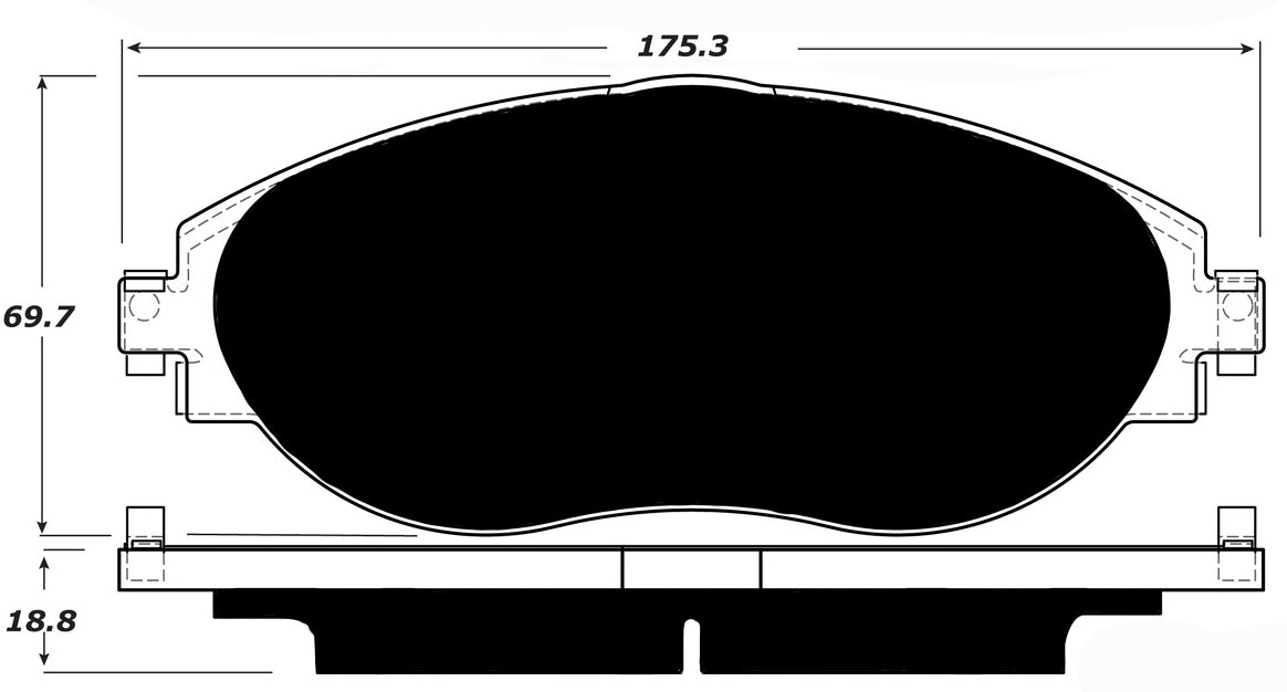 Porterfield Brake Pads for 2016 AUDI S3