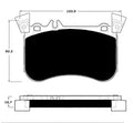 Porterfield Brake Pads for 2016 MERCEDES-BENZ GLA45 AMG