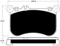 Porterfield Brake Pads for 2014 MERCEDES-BENZ CLS550