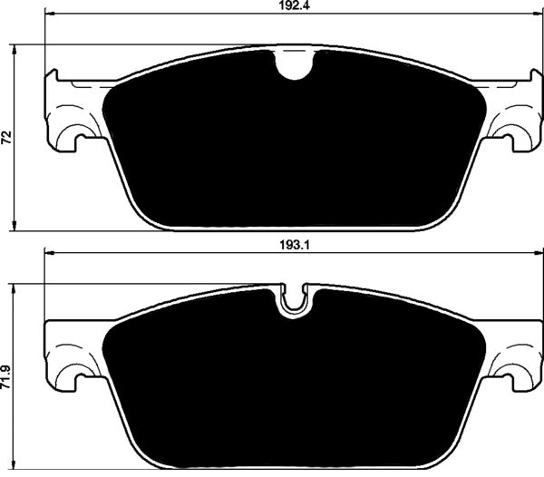 Porterfield Brake Pads for 2014 MERCEDES-BENZ GL550