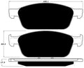 Porterfield Brake Pads for 2014 FORD FOCUS ST