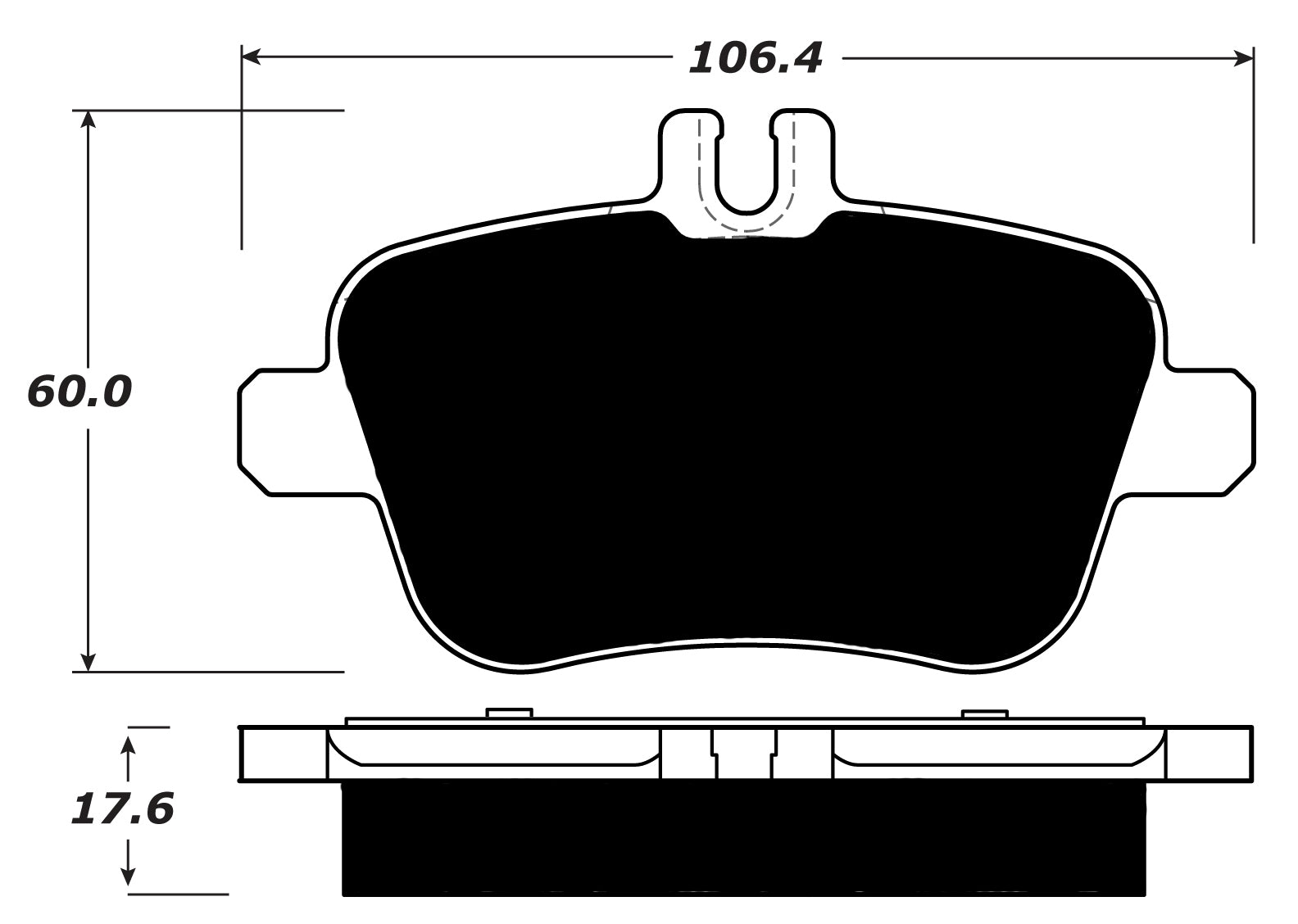 Porterfield Brake Pads for 2015 MERCEDES-BENZ CLA250 4MATIC