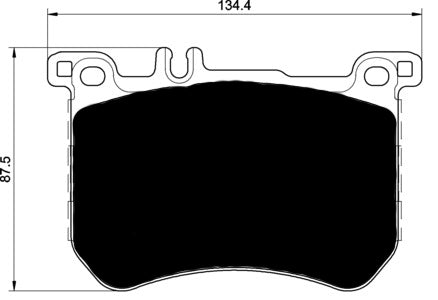 Porterfield Brake Pads for 2016 MERCEDES-BENZ SL400