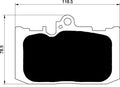 Porterfield Brake Pads for 2015 LEXUS RC 200T/300/350