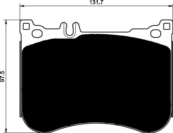 Porterfield Brake Pads for 2016 MERCEDES-BENZ SL400 w/ AMG Sports Pkg