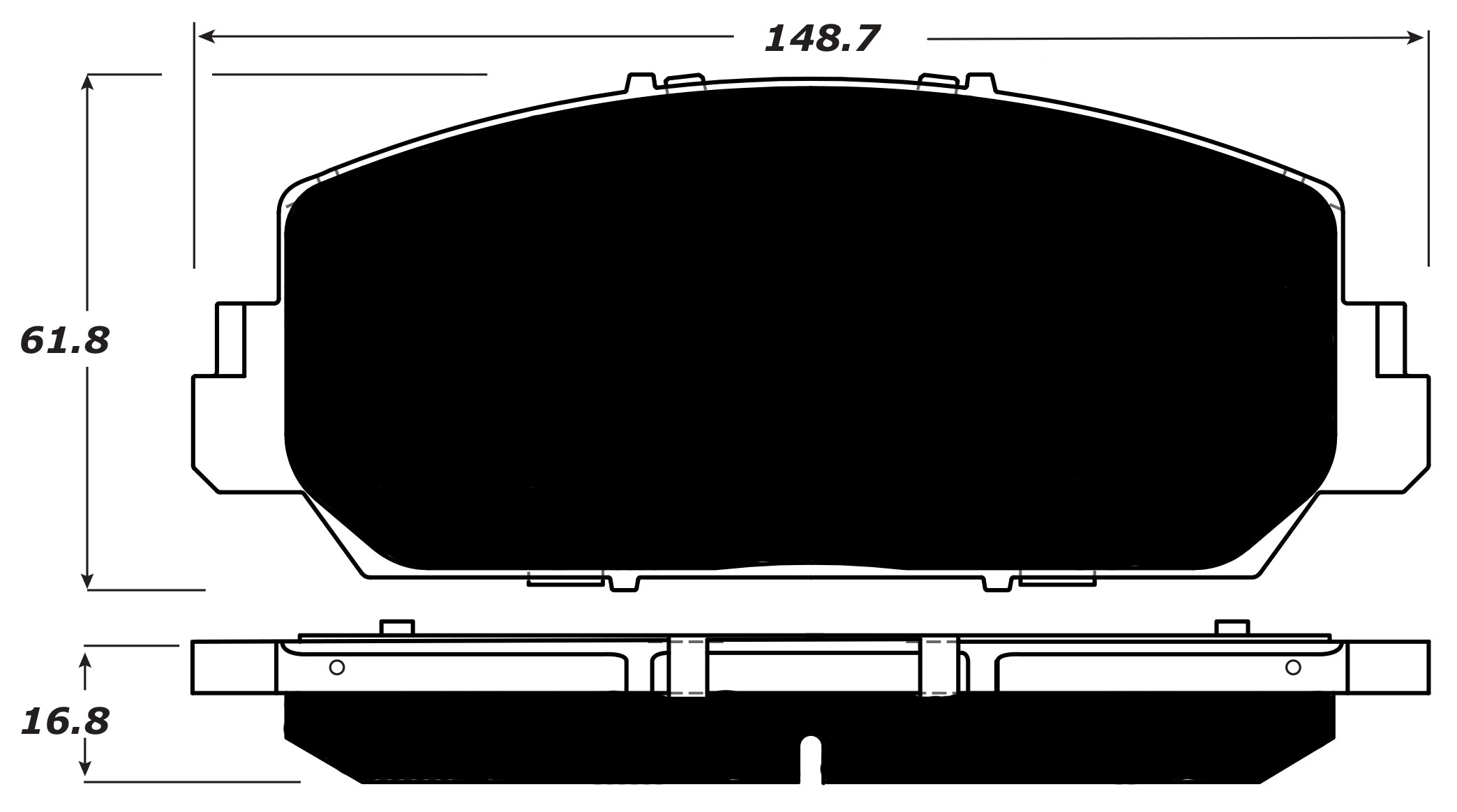 Porterfield Brake Pads for 2016 ACURA ILX