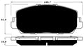 Porterfield Brake Pads for 2019 ACURA RLX