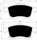Porterfield Brake Pads for 2014 FIAT 500L