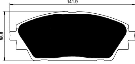 Porterfield Brake Pads for 2016 MAZDA CX-3