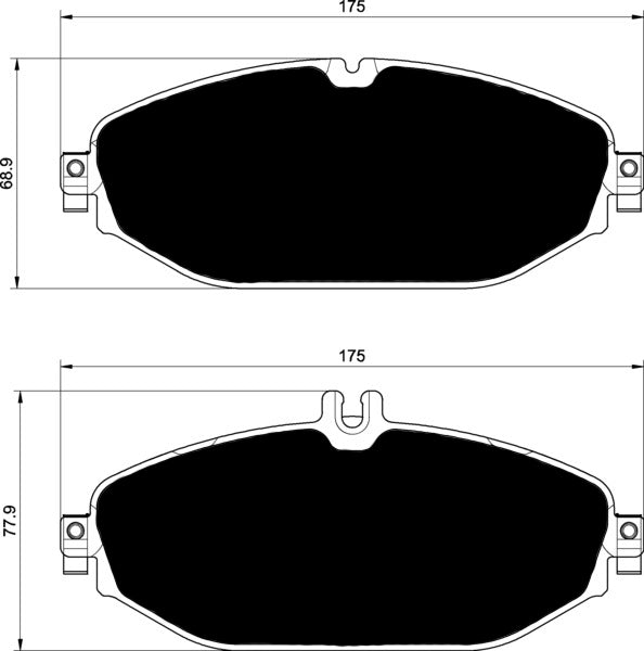 Porterfield Brake Pads for 2015 MERCEDES-BENZ C300