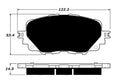 Porterfield Brake Pads for 2019 FIAT SPIDER