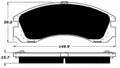 Porterfield Brake Pads for 2014 MITSUBISHI Lancer Ralliart 2.0L Turbo