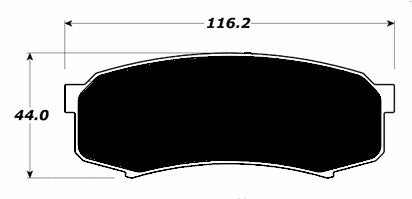 Porterfield Brake Pads for 2016 LEXUS GX 470