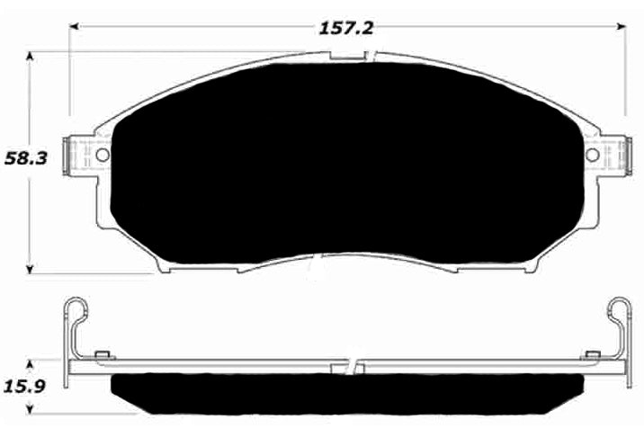 Porterfield Brake Pads for 2014 INFINITI QX50