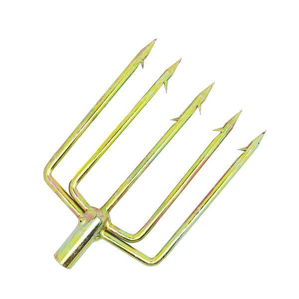 Spearfishing 3.5ft Fiber Glass Pole Spear Hawaiian Sling w/ 5 prong harpoon tip
