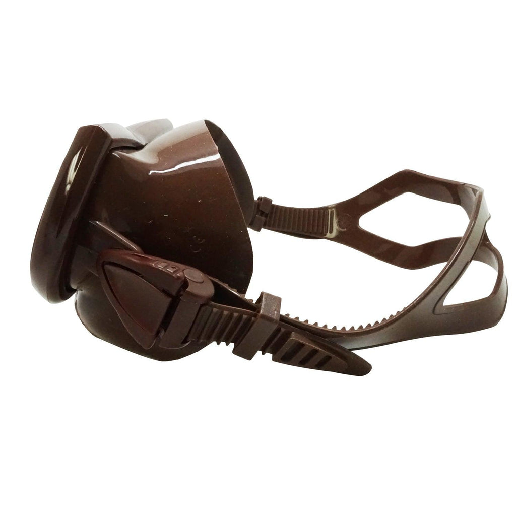 Palantic Spearfishing Free Dive Low Volume Brown Silicone Mask