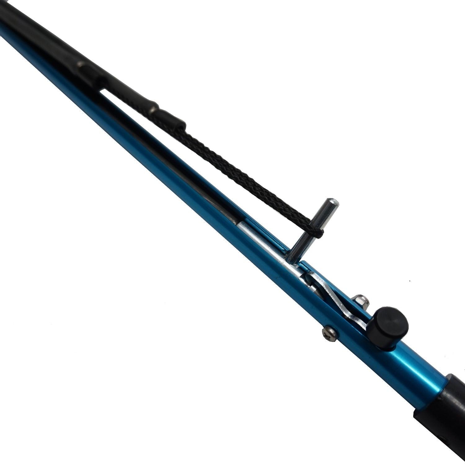 Palantic Spearfishing 104cm Blue Aluminum Safety Speargun Harpoon with Gloves