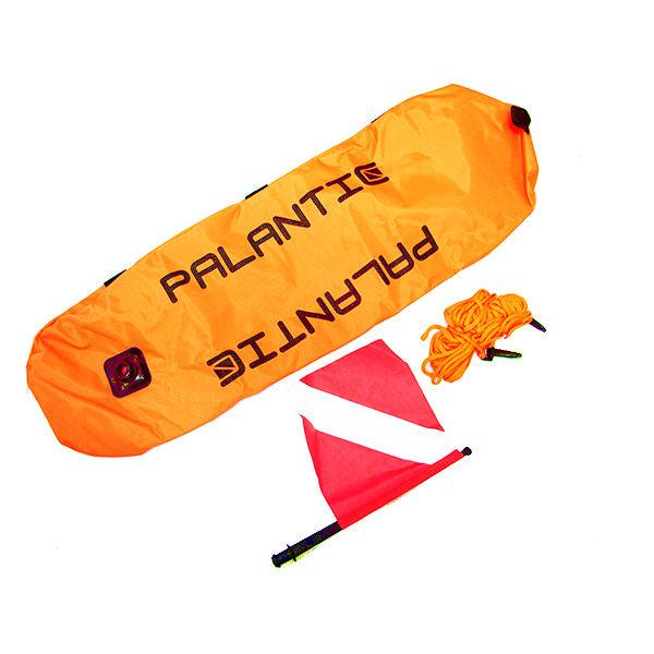 Palantic Scuba Diving Spearfishing Nylon Torpedo Float with Dive Flag