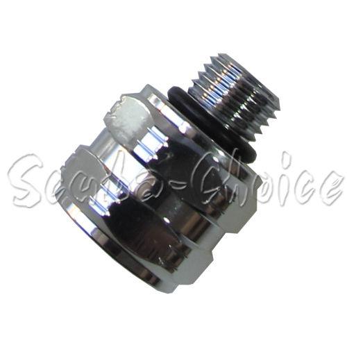 Scuba Adaptor M-3/8-24 F-7/16-20 AS568-011 N70 | 3/8-24 UNF-2A | 7/16-20 UNF-2B