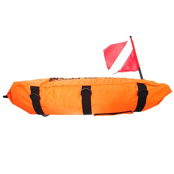 Palantic Scuba Diving Spearfishing Nylon Torpedo Float with Dive Flag