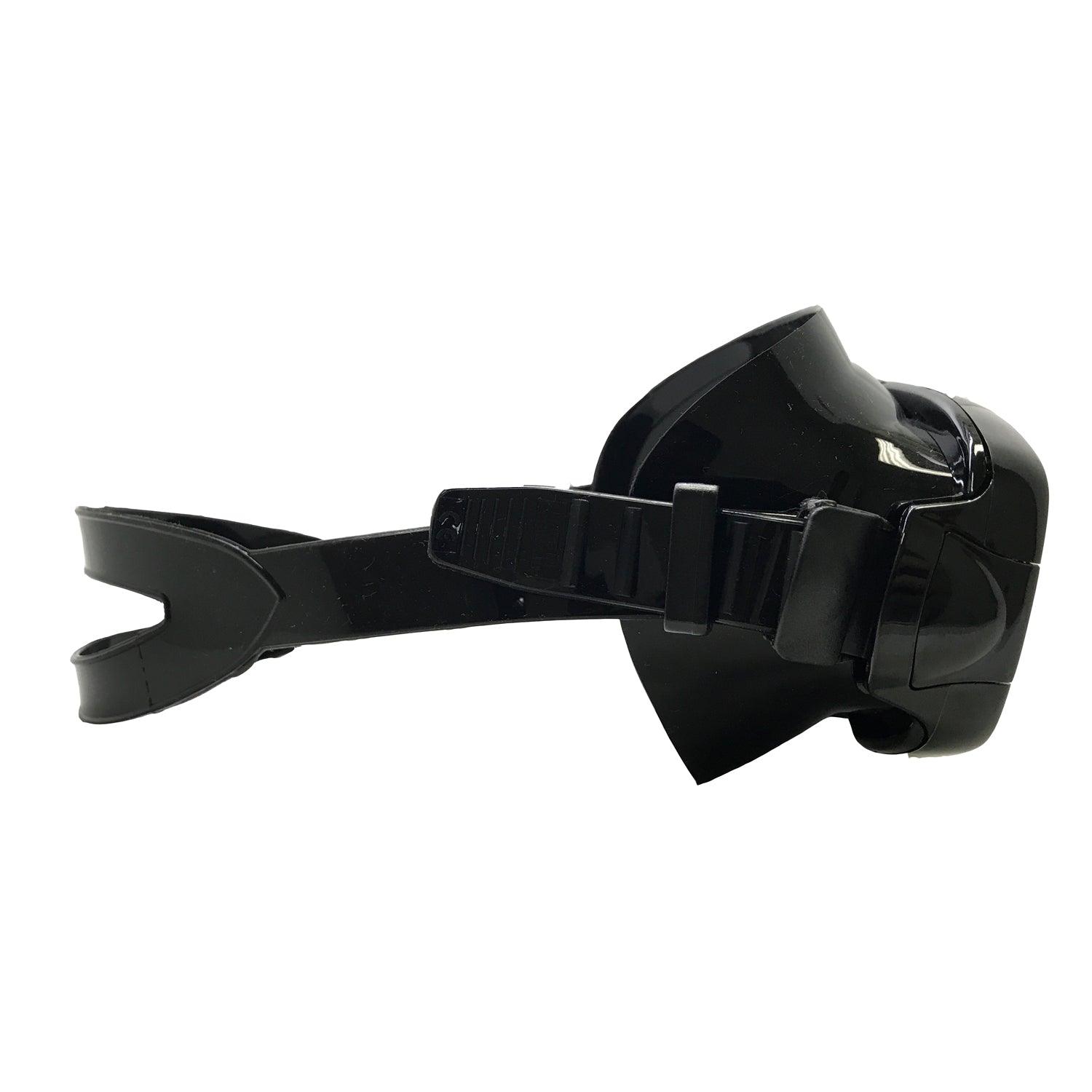 Scuba Choice Dive Mask With Yellow Mirror Coated Lense + Black Snorkel Combo