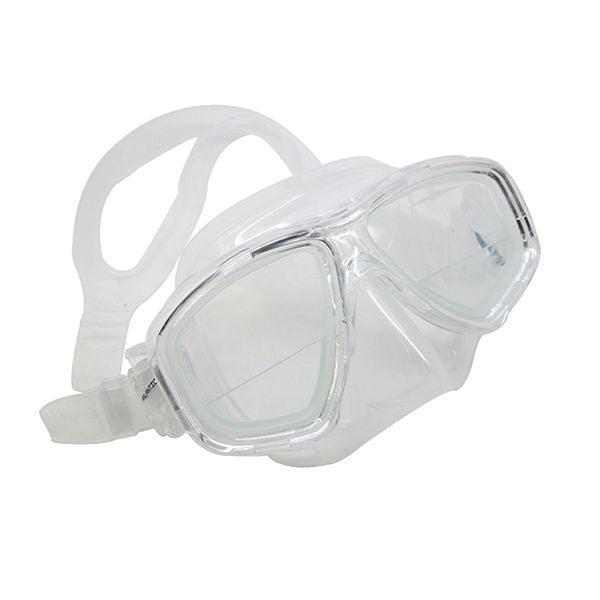 Palantic M36 Clear/Clear Silicone RX Farsighted Gauge Reader Lenses Dive/Snorkeling Mask