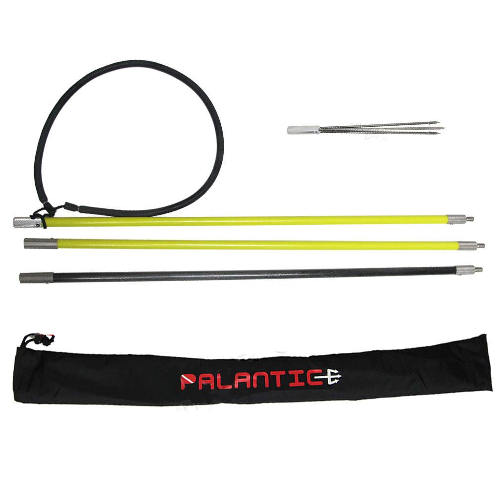 Hybrid Hawaiian Sling 7' Travel Spearfishing 3-Piece Pole Spear 3 Prong Tip