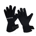 Spearfishing Palantic Black 3mm Neoprene Gloves Extra Warmth Titanium Coating