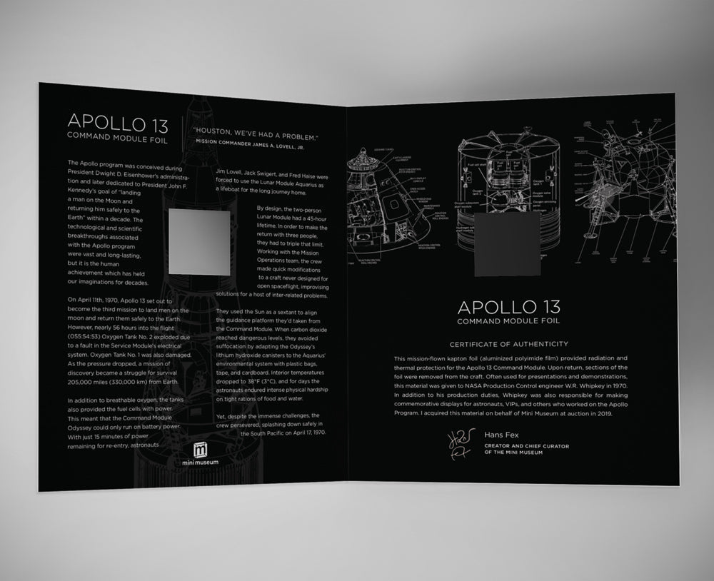 Apollo 13 Command Module Foil