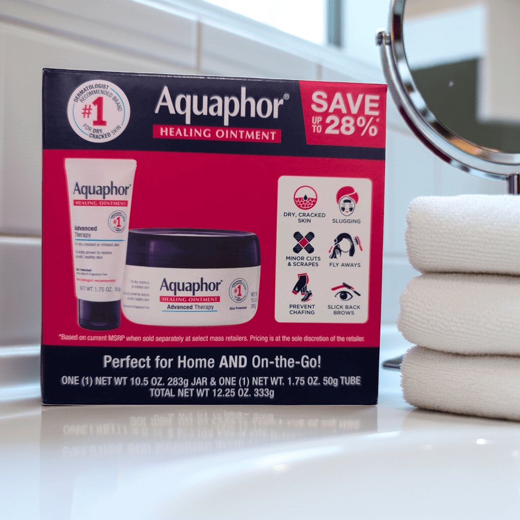 Aquaphor Advanced Therapy Healing Ointment – 2 - Pack Bundle - PhishStones Products