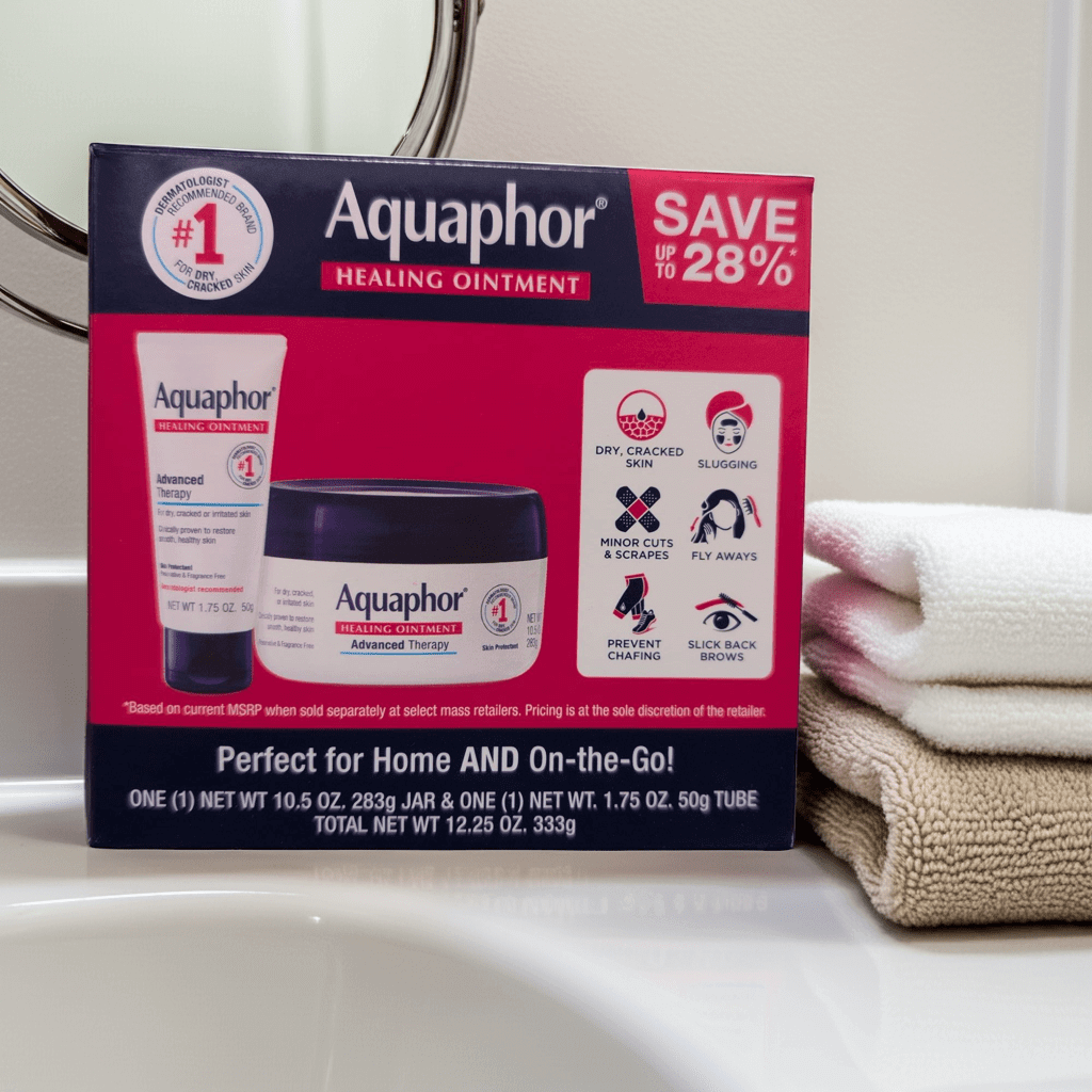 Aquaphor Advanced Therapy Healing Ointment – 2 - Pack Bundle - PhishStones Products