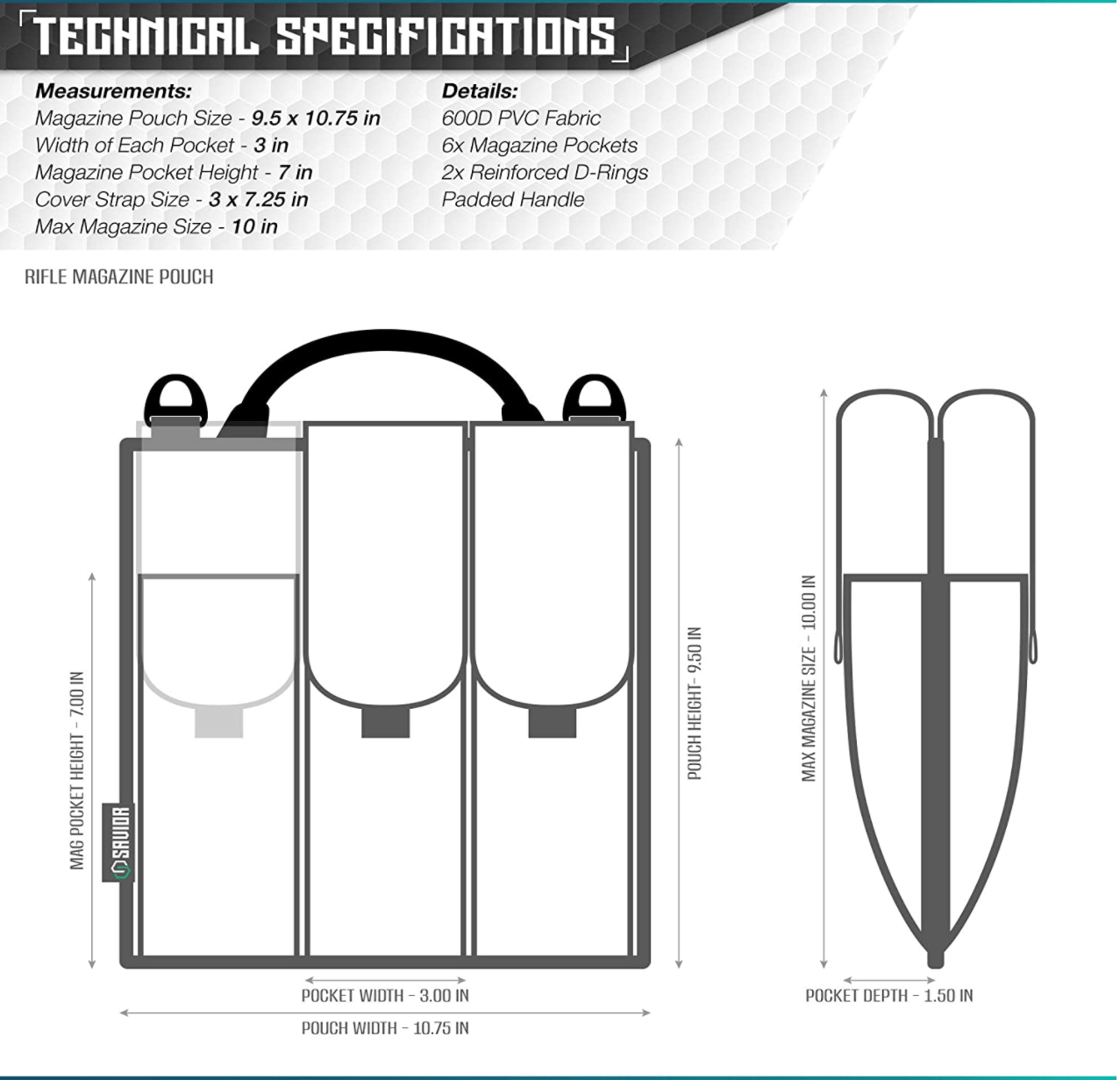 AR - 15 Magazine Carrying Case - PhishStones Products