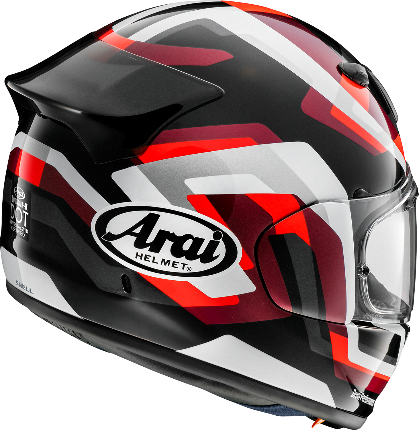 ARAI HELMETS, ARAI HELMETS Contour-X Helmet Snake Red Large (Part 0101-16070)