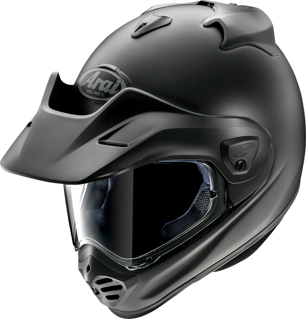 ARAI HELMETS, Arai Helmets XD-5 Black Frost Motorcycle Helmet - Medium 0140-0296