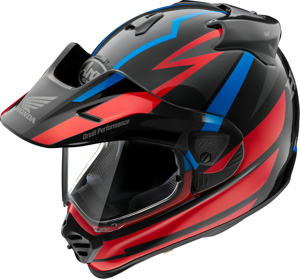 ARAI HELMETS, Arai Helmets XD-5 Helmet for Honda Africa Twin - Red, XS (Part No. 0140-0495)