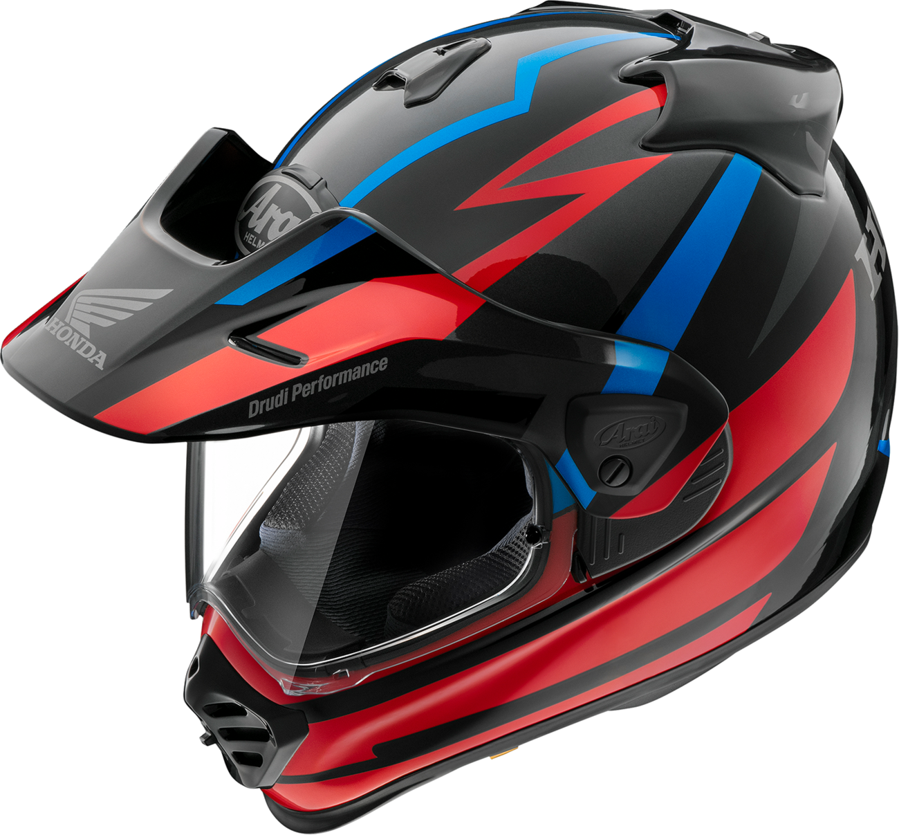 ARAI HELMETS, Arai Helmets XD-5 Helmet for Honda Africa Twin - Red, XS (Part No. 0140-0495)