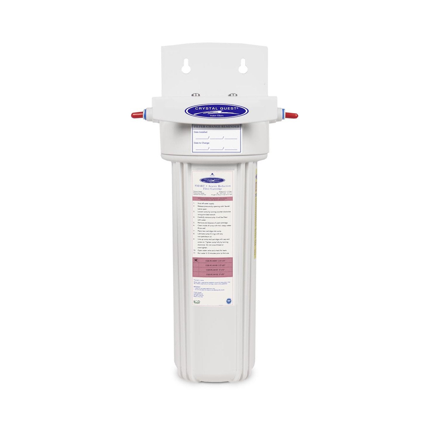 Arsenic Removal + SMART Refrigerator / In-line Water Filter System