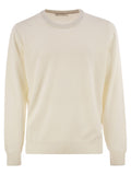 Brunello Cucinelli Men Pure Cashmere Crew-Neck Sweater