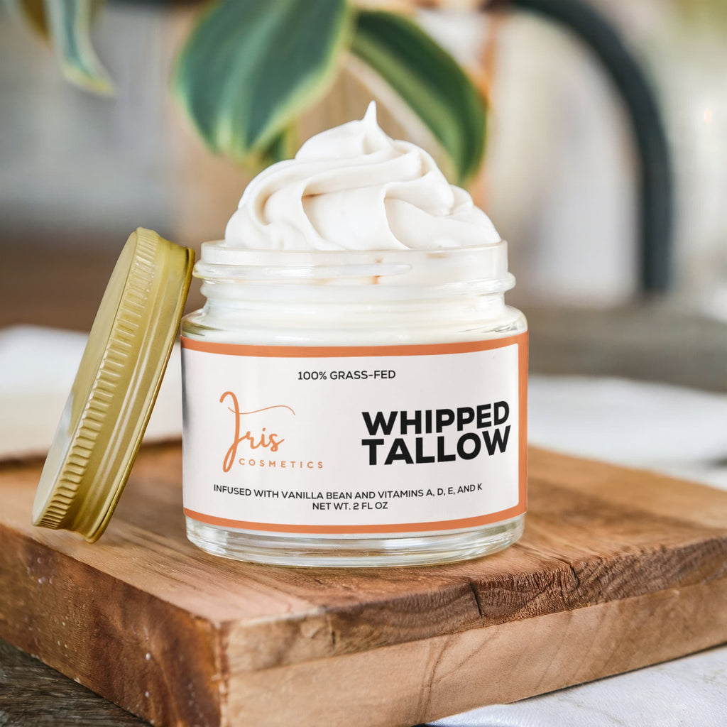 Iris Cosmetics Whipped Grass-Fed Tallow Balm with Vanilla Bean