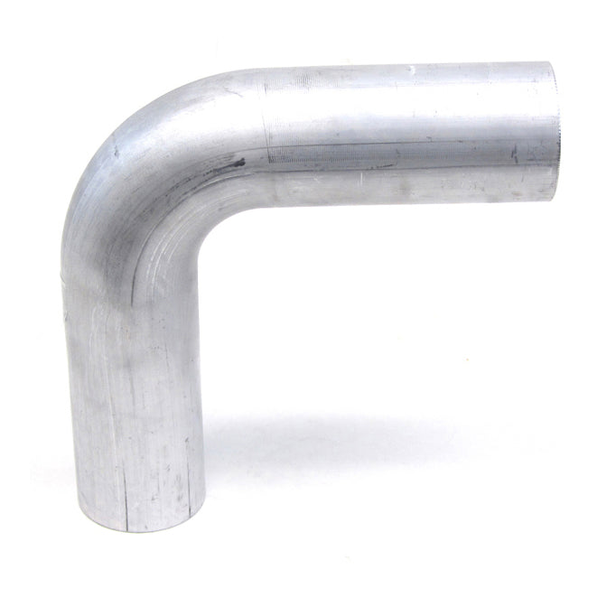 HPS Performance Products HPS 2" OD 90 Degree Bend 6061 Aluminum Elbow Pipe Tubing 16 Gauge, Mandrel Bent, Mill Finish