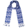 GreaterGood Atitlan Ikat Woven Cotton Scarf - Handcrafted in Guatemala