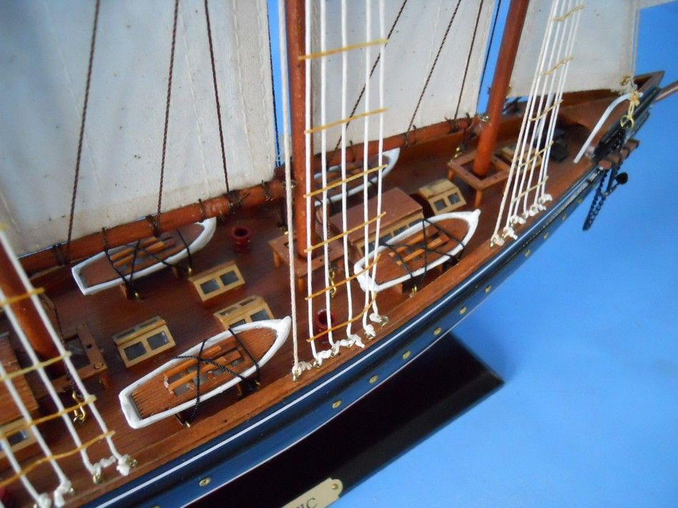 Wooden Atlantic Limited Model Sailboat 25""