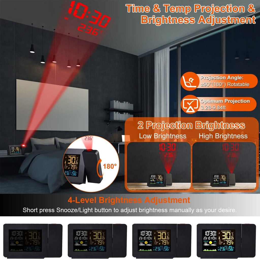 Atomic Projection Alarm Clock - PhishStones Products