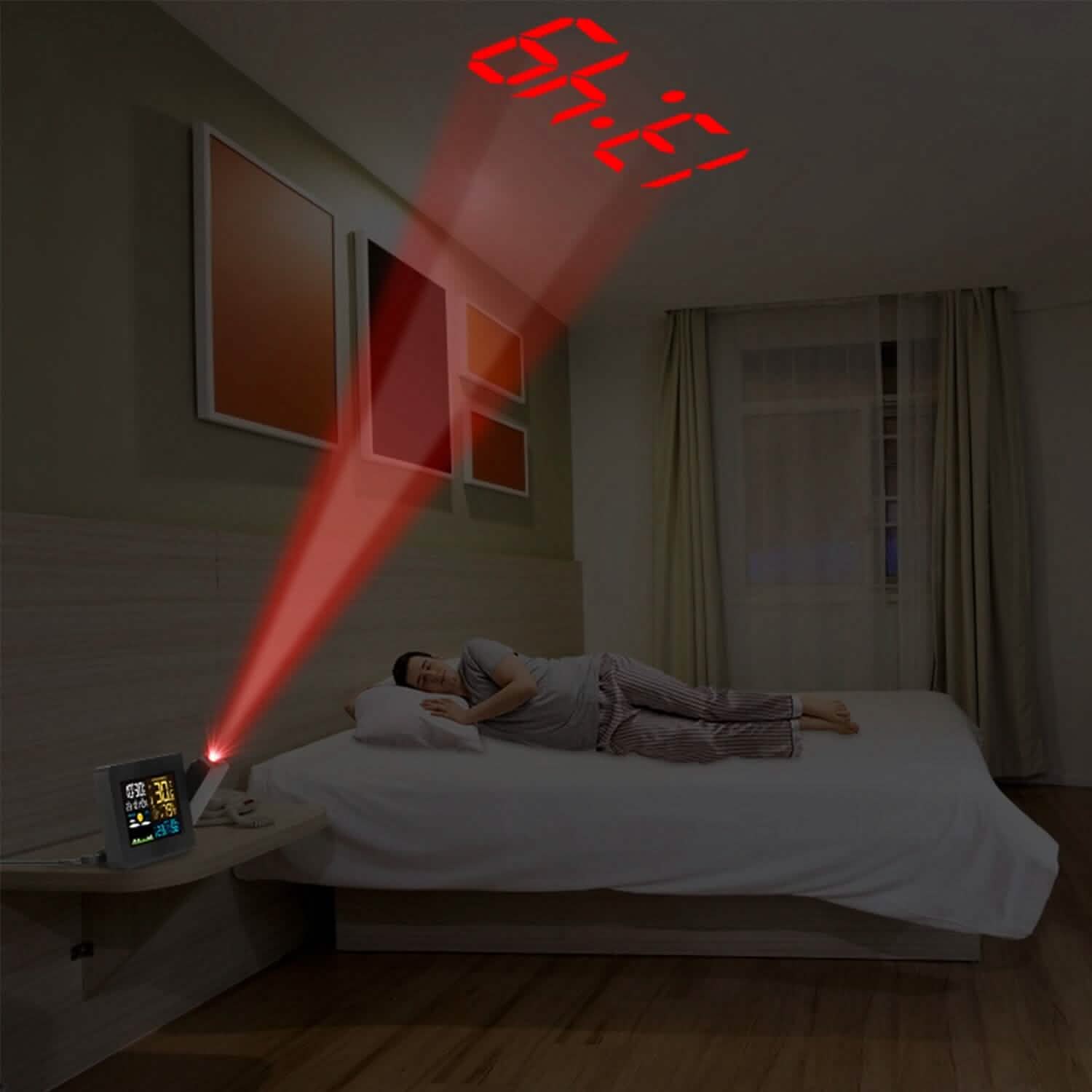 Atomic Projection Alarm Clock - PhishStones Products