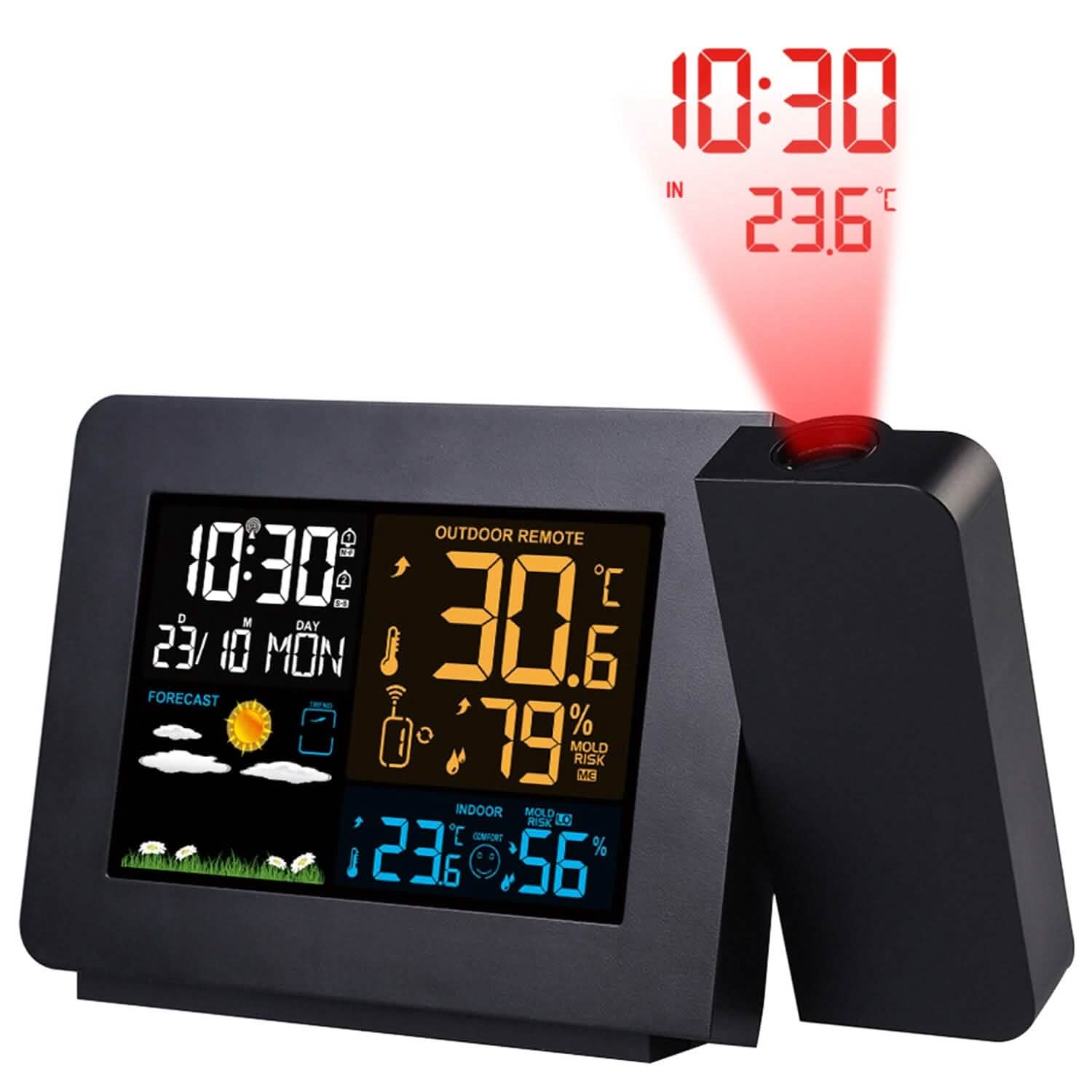 Atomic Projection Alarm Clock - PhishStones Products