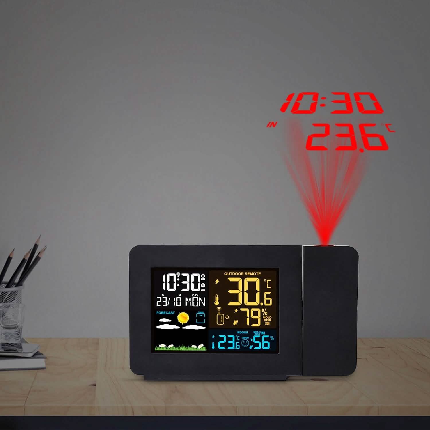 Atomic Projection Alarm Clock - PhishStones Products