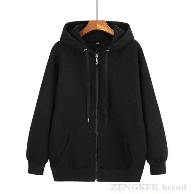Autumn Mens Cardigan Plus Size Hoodie For Man Jacket Cardigan Oversized Men Hoodies Sweatshirt  Long Sleeve Crew Neck Hooded Jacket Hip Hop Streetwear Pullover Top Zip Hoodie For Men