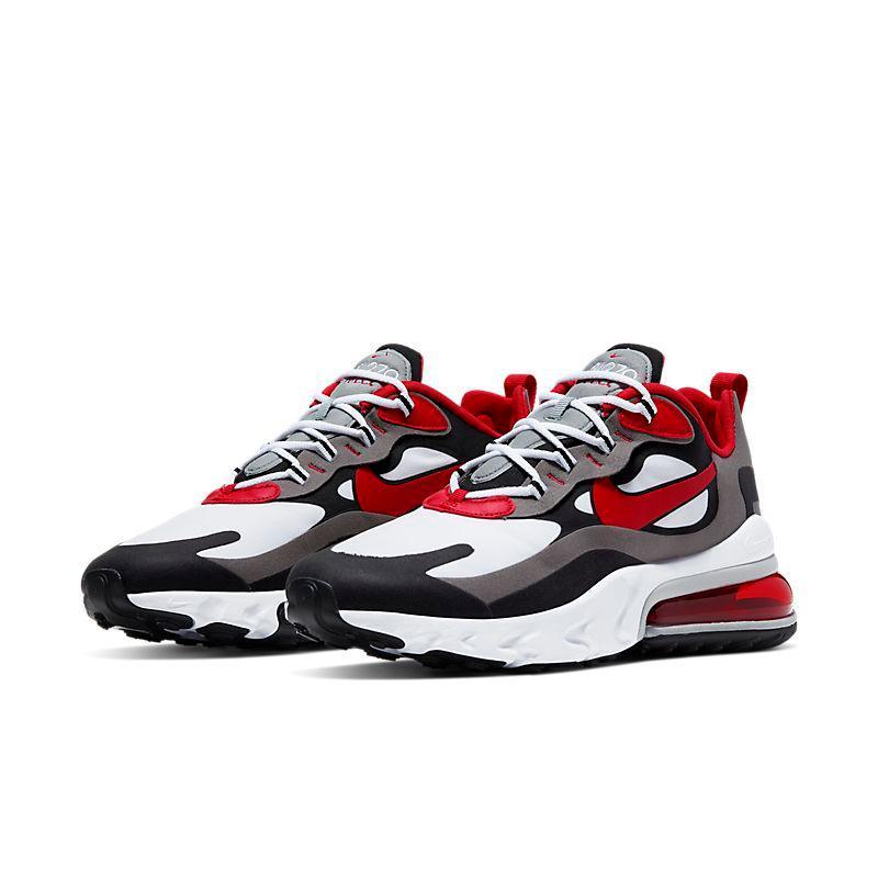 Nike Air Max 270 React 'Black Iron Grey University Red'